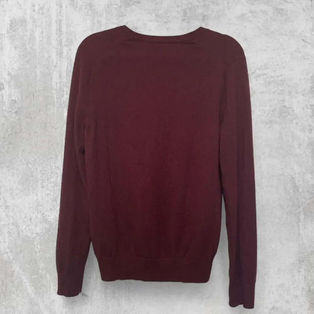 Banana Republic Merino Wool V Neck Sweater Men's L